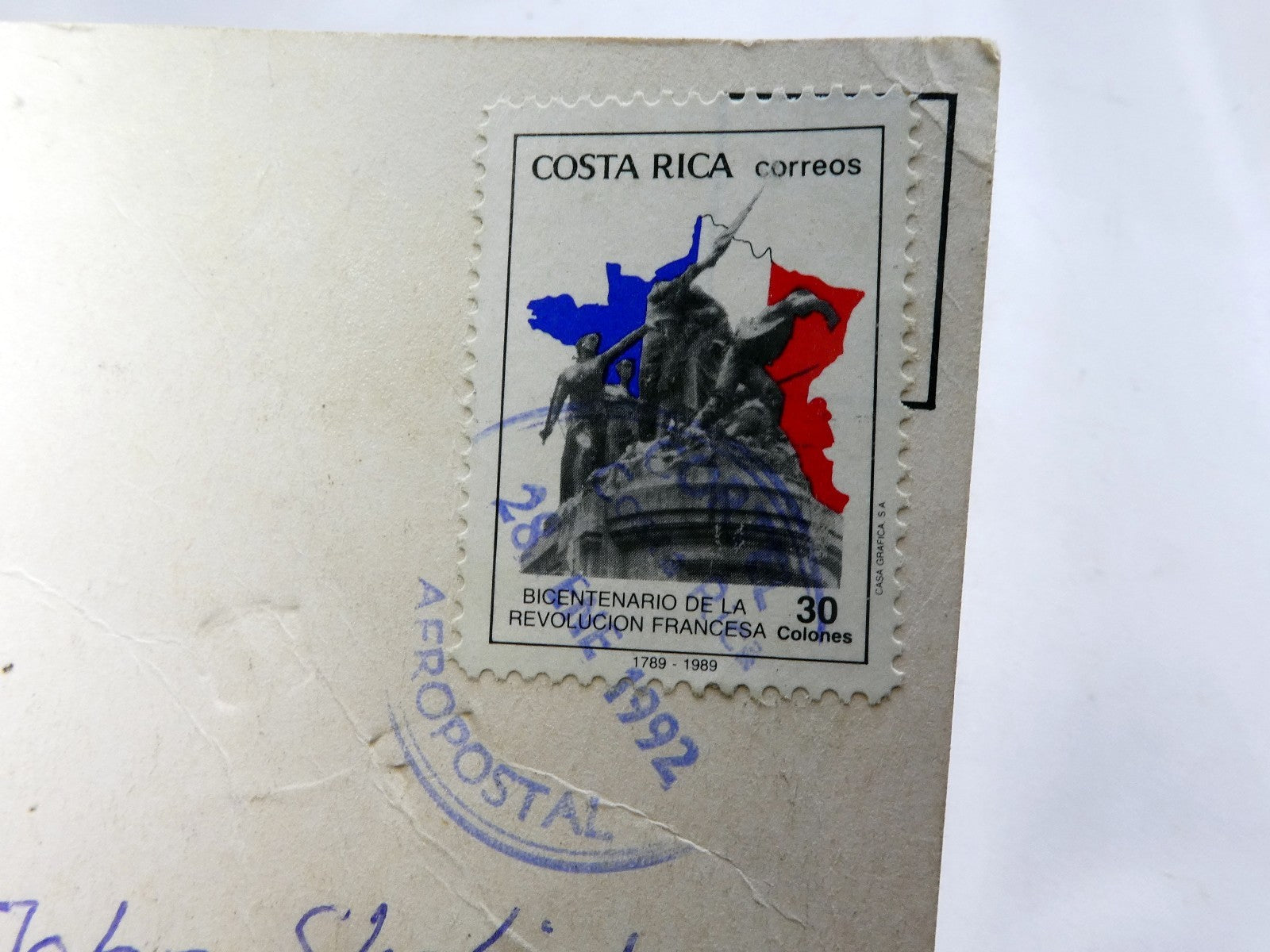 Playa Hermosa Atardecer Costa Rica Sunset  Postcard 6X4" vintage 1980-90's