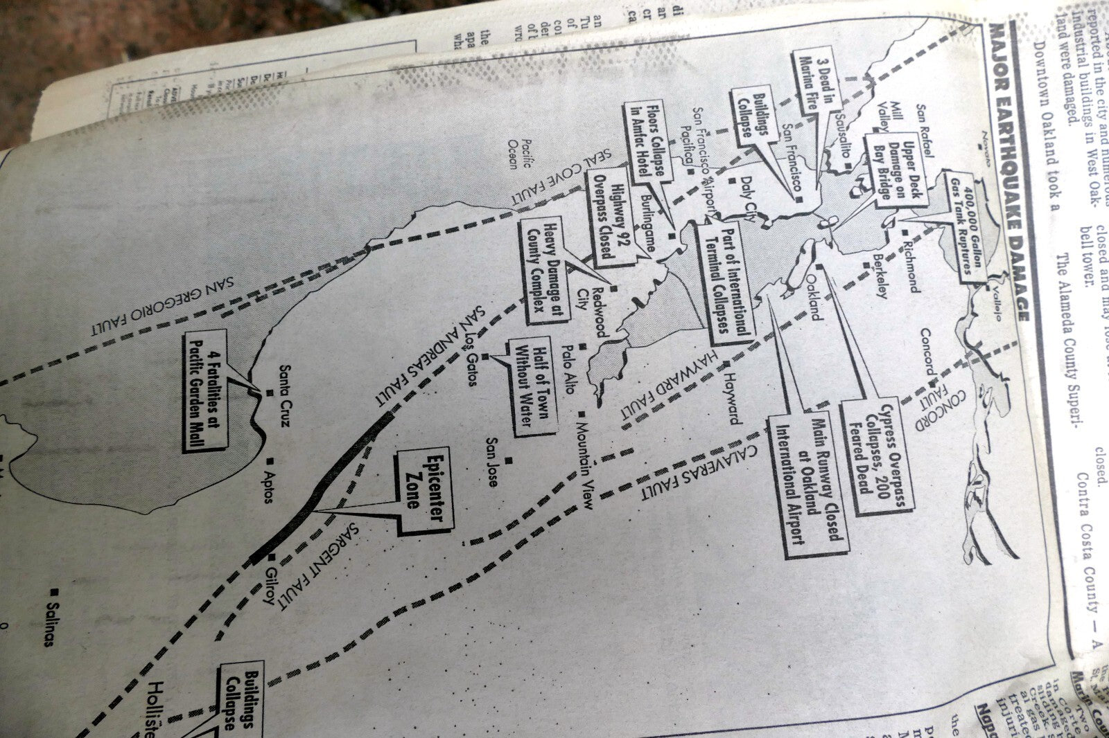 1989 San Francisco Chronicle Earthquake Oct. 19th EXTRA EXTRA bay area