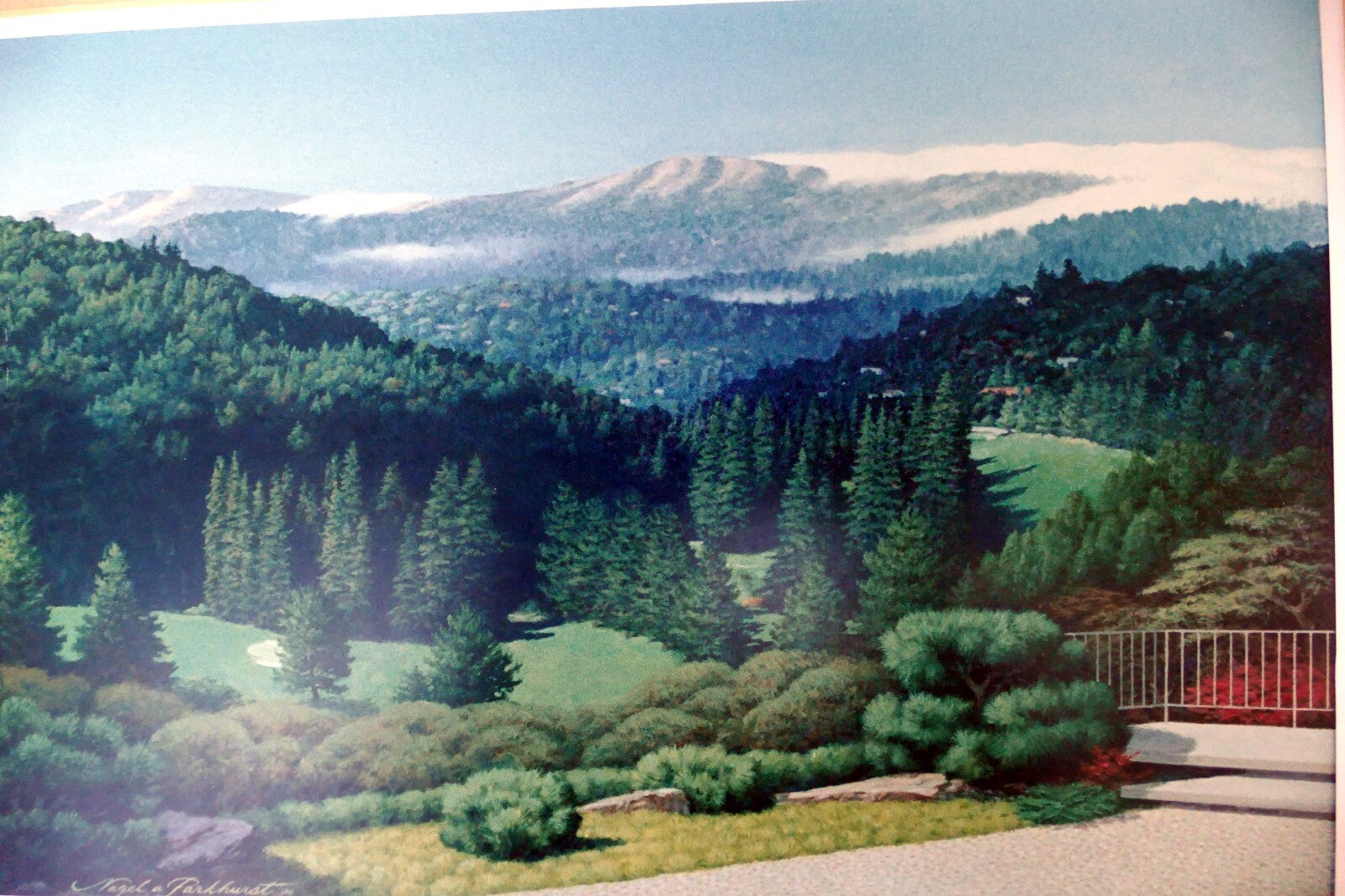 Nagel Parkhurst Sierra Nevada Cafe Landscape  Print  - 1994