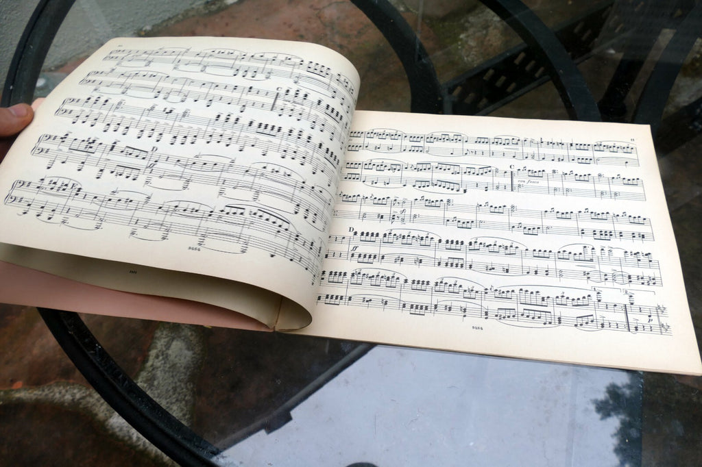 Moritz Moszkowski Soanische Tanze Sheet music Klavier 4 Handen 2125 Piano 1925