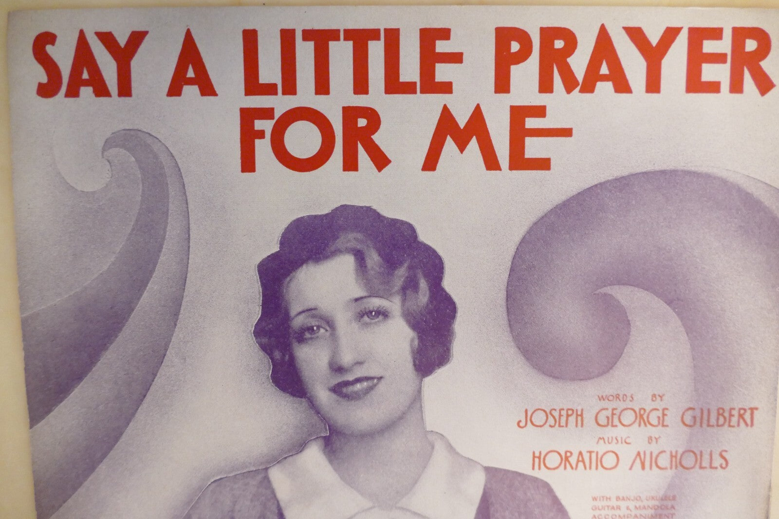 Say a little prayer for me sheet music 1930 by horatio nichols and joseph george gilbert