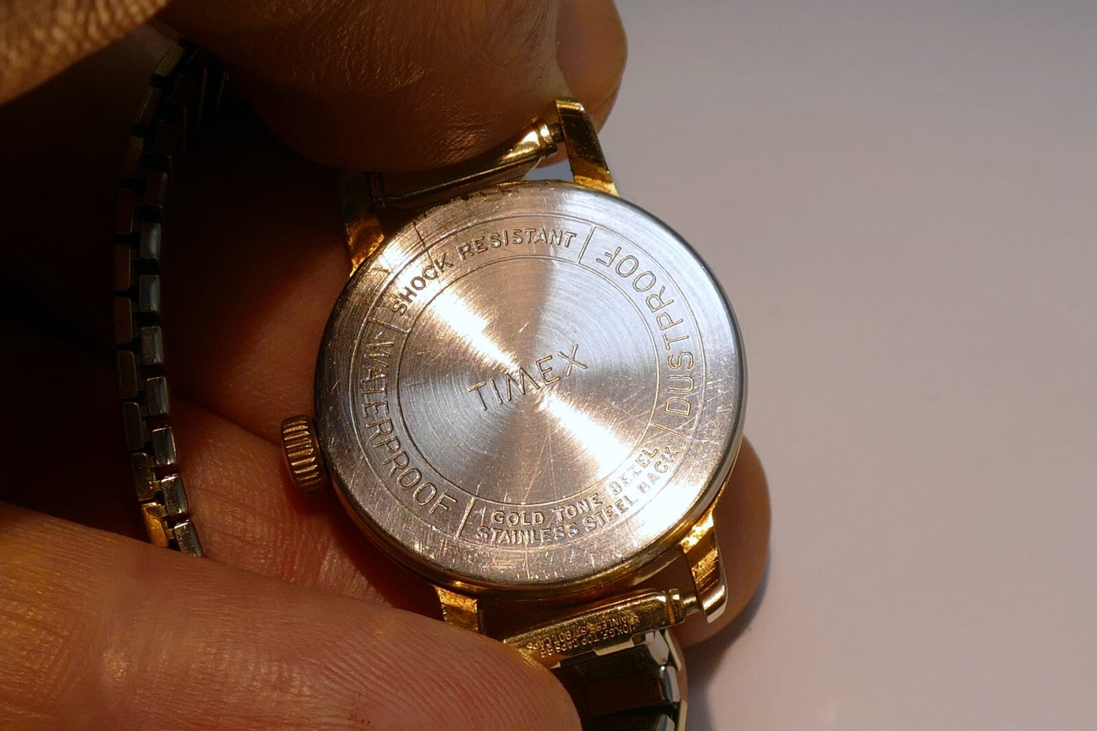 TIMEX LADIES WATCH WRISTWATCH GOLD TONE - as found as is parts repair