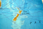 Australia New Zealand S. Pacific Ocean 40X56" extra Large MAP  