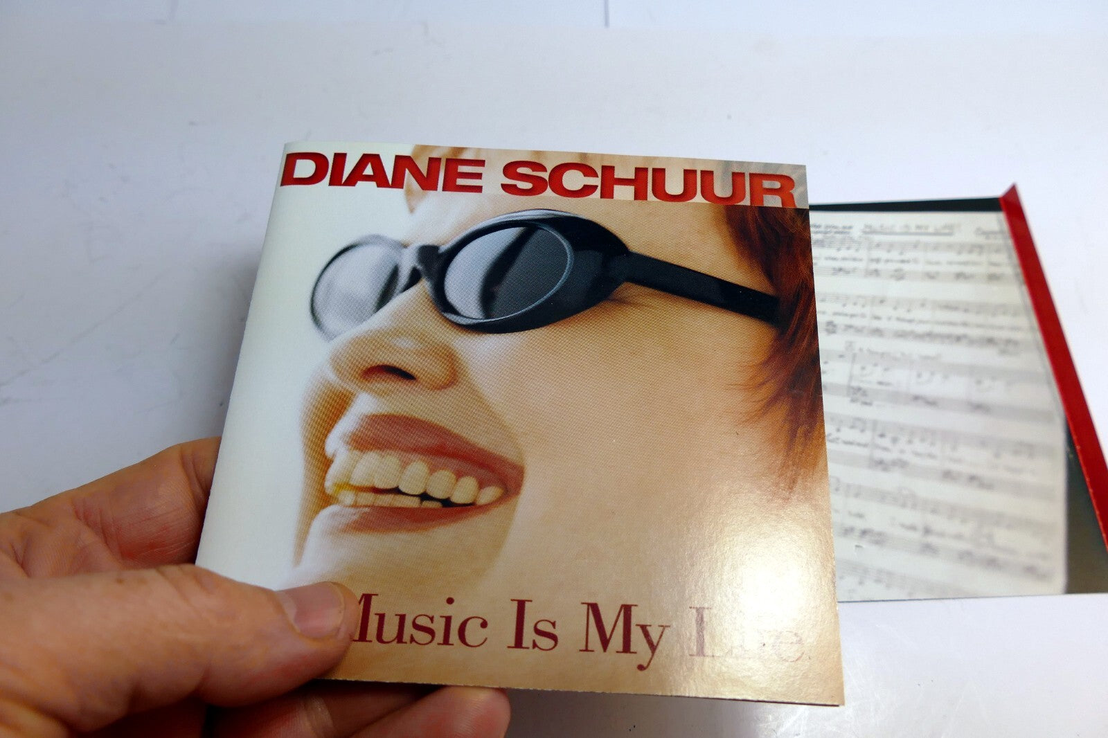 INLAY Cover ART Only - NO Case or CD included Diane Schuur Music is my life