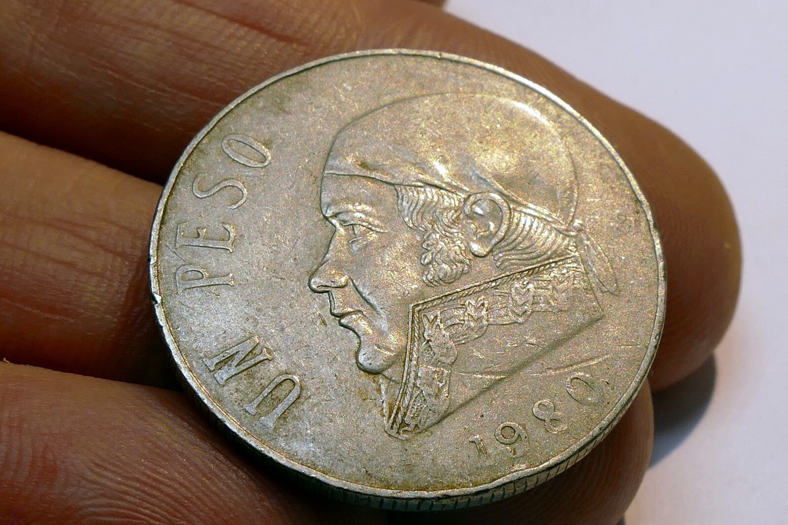 MEXICO 1980 UN PESO coin