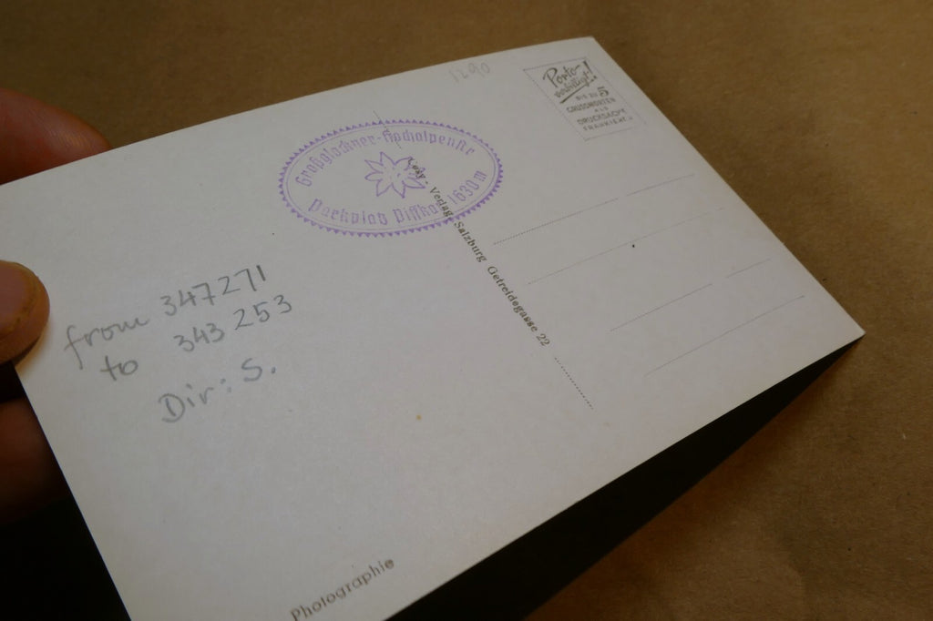 Grossglockner Ferleiten Alpine Road postcard Austria - unposted