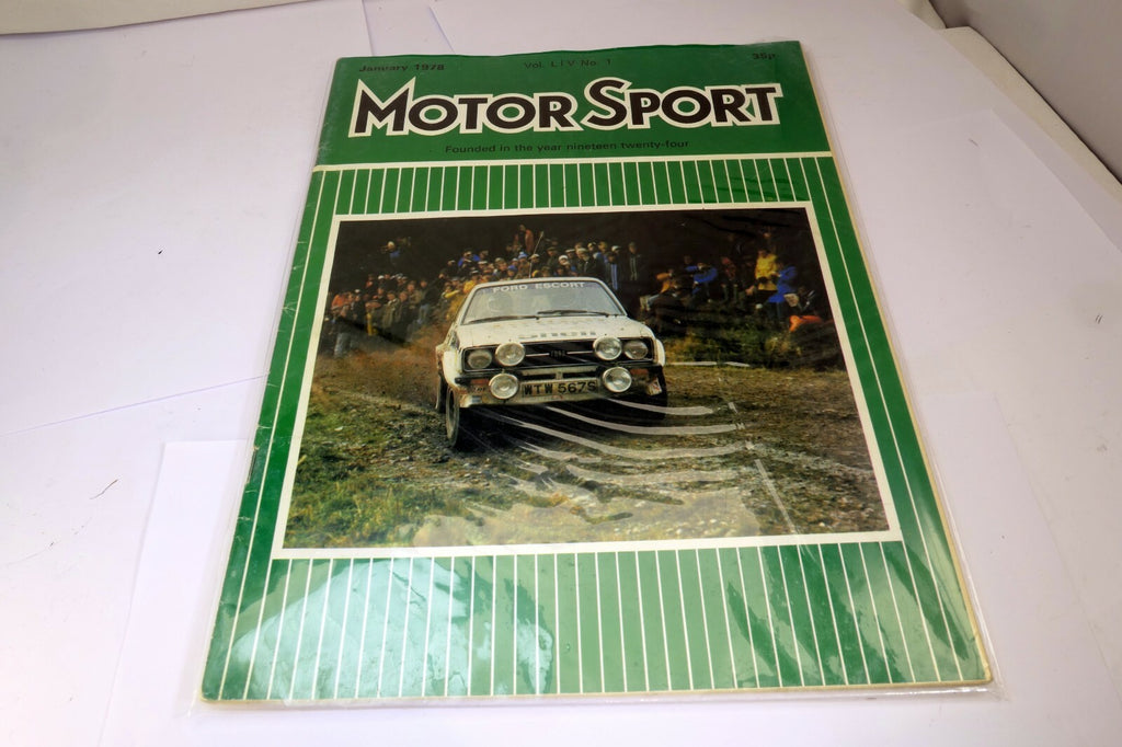 Motor Sport Magazine January 1978