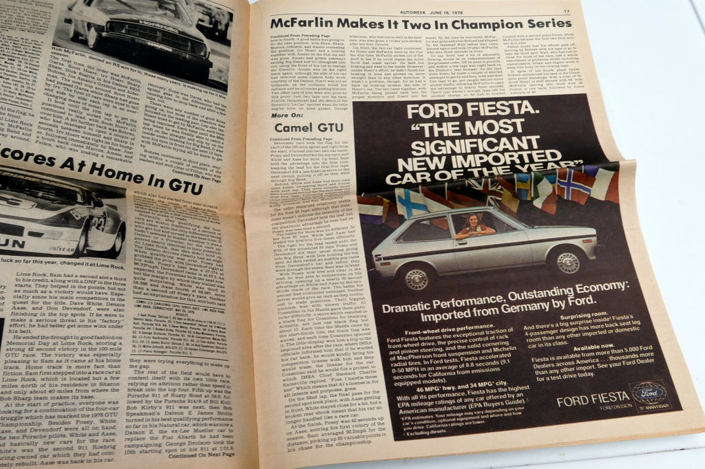 1978 Sept Auto Week Magazine Enzo Ferrari interview Ford 75th anniversary IV