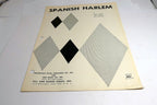 Spanish Harlem Jerry Leiber Phil Spector  1961  Sheet Music E king