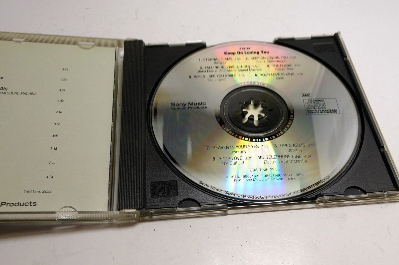 Keep on Loving You CD  A 22162 Sony Music 1991
