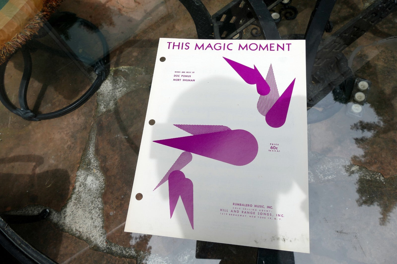 This Magic Moment Doc Pomus Mort Shuman   1960 Sheet Music The Drifters