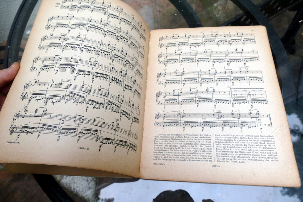 Cramer-Bülow 60 ausgewählte Etuden choisies Sheet Music 1900 Heft III