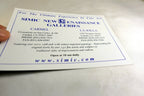 Simic Art Gallery Card Postcard 1970's Carmel Lajolla California USA