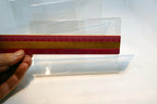 Lot of 3 Pack PICTURE FRAME Horizontal Acrylic Desktop 6"x4" Clear