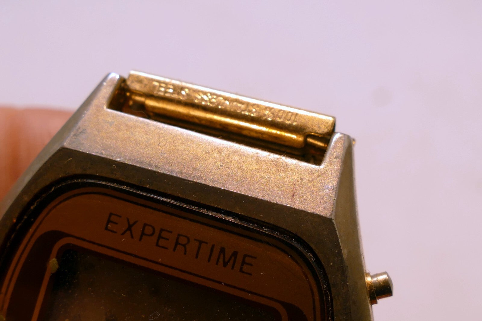 Expertime electron lcd quartz digital watch - Not working AS IS parts