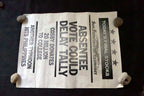 San Francisco Examiner Newspaper "Absentee Vote Delay Tally " Poster vintage