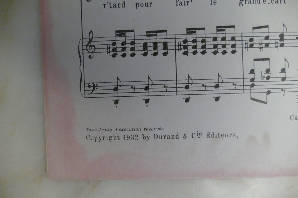 C'est Moi La Vedette 1932 by R. Casablanca and others from "Bouillabasse" film