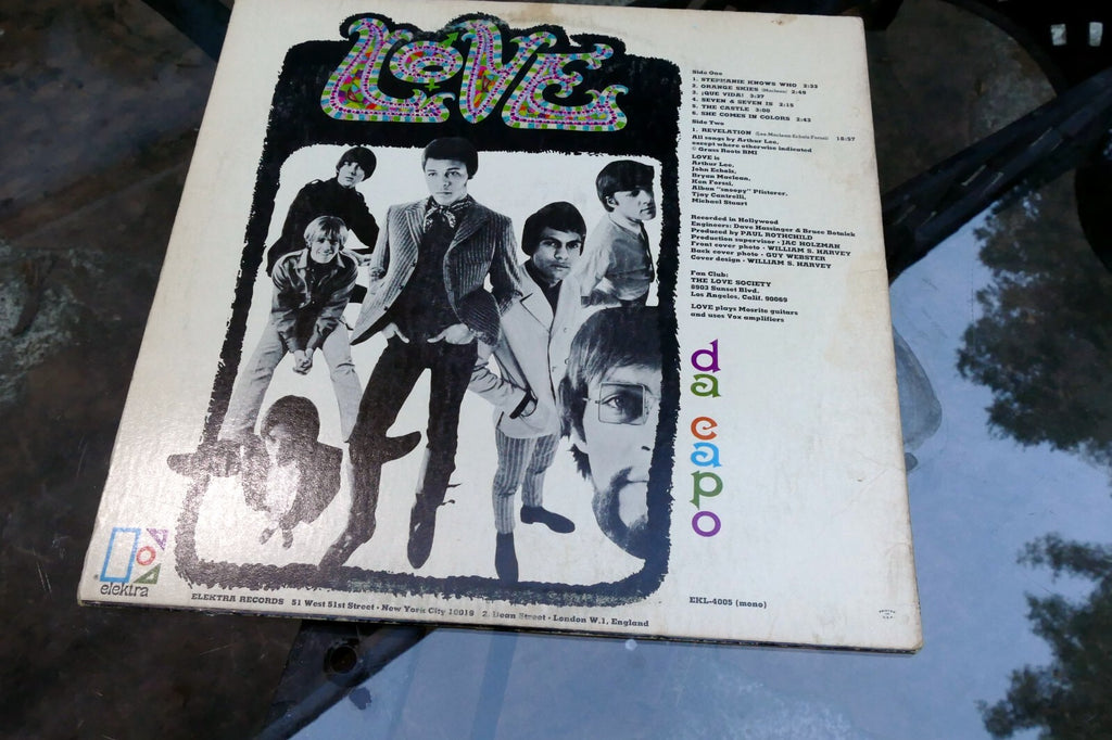 Love Da Capo 1966 Vinyl LP  EKL-4005 Elektra Grass Roots  1966 - poor condition