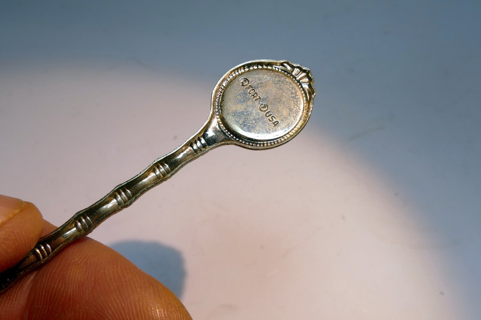 Indiana The Hoosier State Miniature Souvenir Spoon