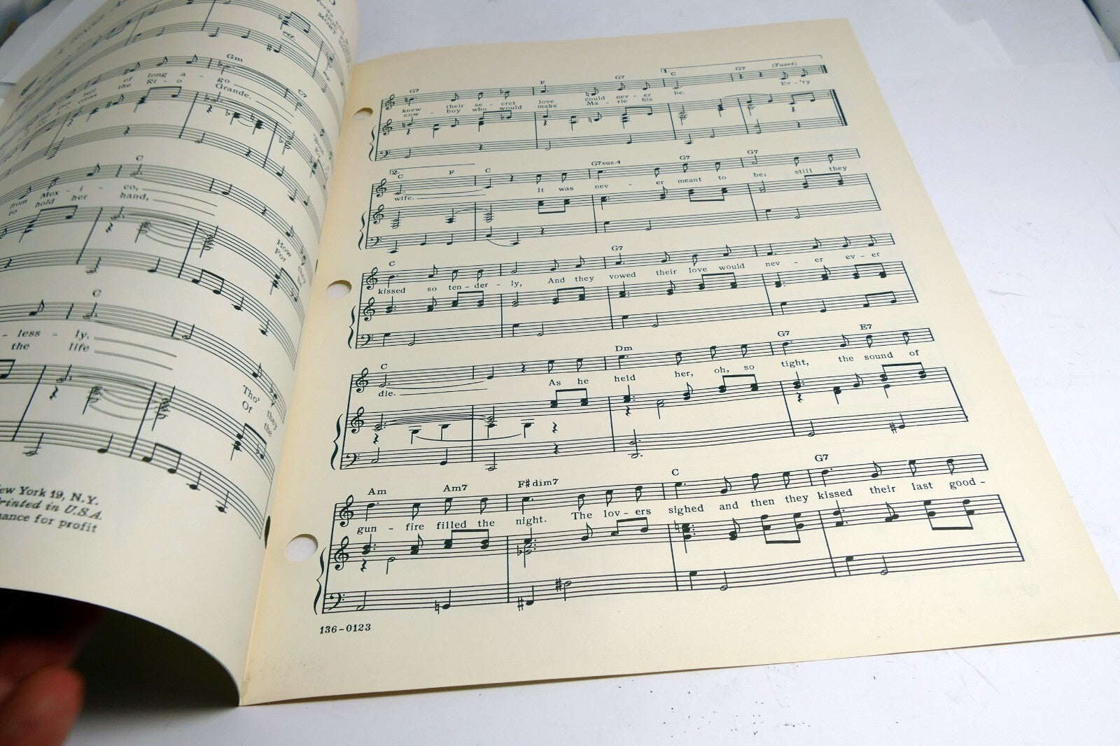 A Texan And A Girl From Mexico  1961  Sheet Music Doc Pomus Mort Shuman