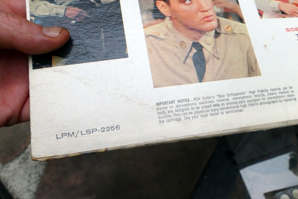 1960 Elvis Presley  – G. I. Blues LPM-2256  - ALBUM ART COVER ONLY