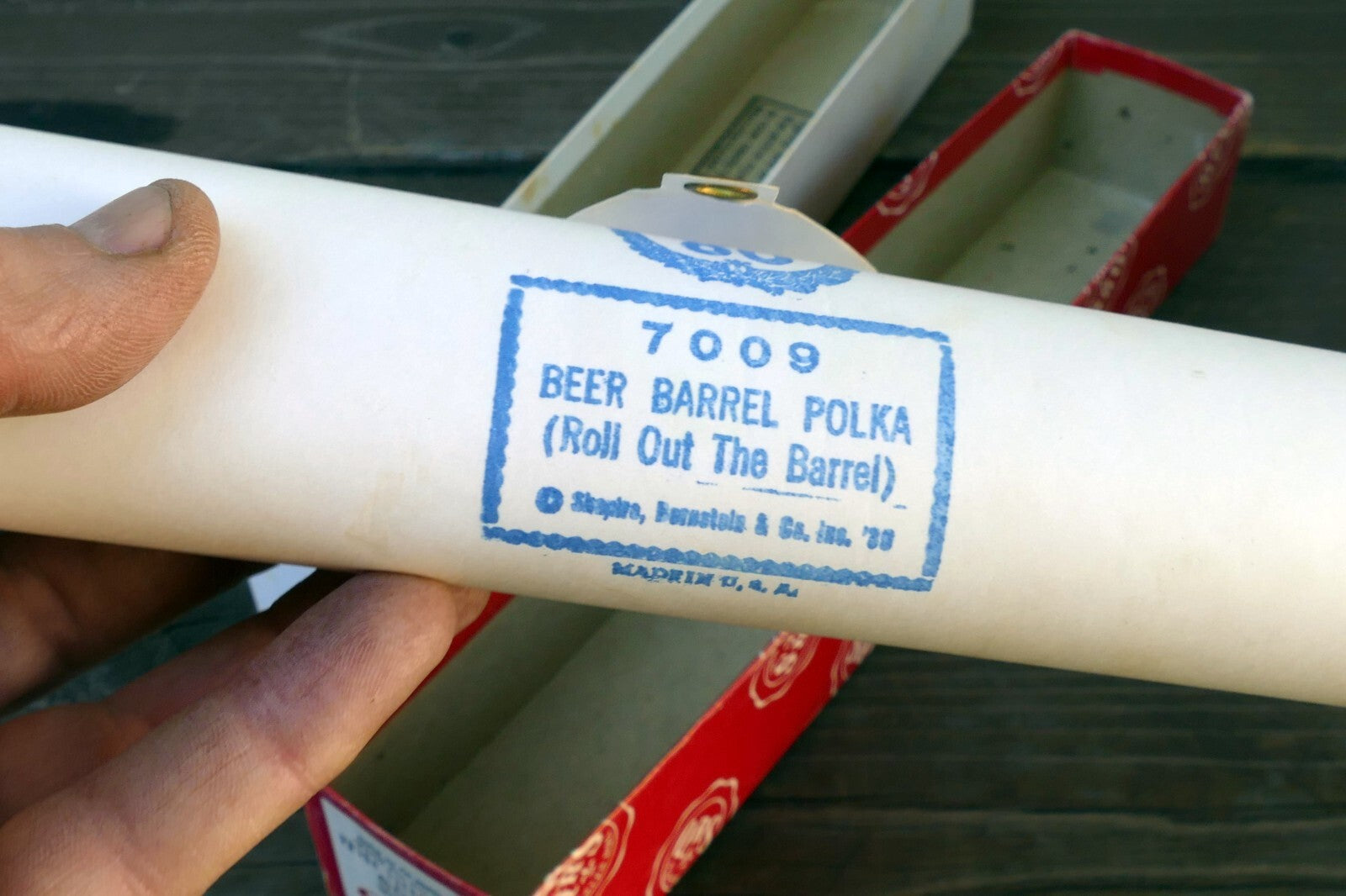 QRS Word Roll 7009 Beer Barrel Polka