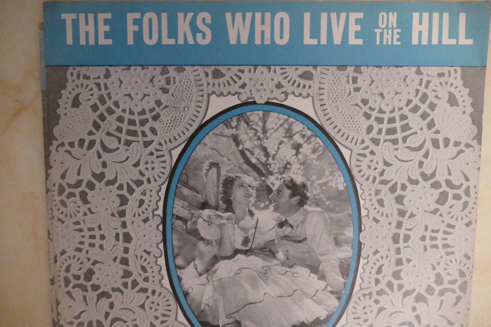 The folks who live on the hill sheet music 1937 by jerome kern from high, wide and handsome