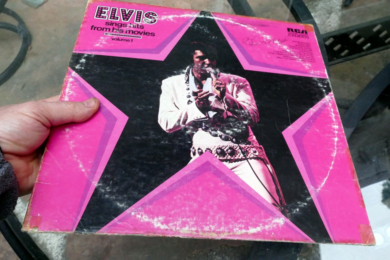 1972 Elvis Presley Sings Hits From His Movies CAS-2567 - ALBUM ART COVER ONLY