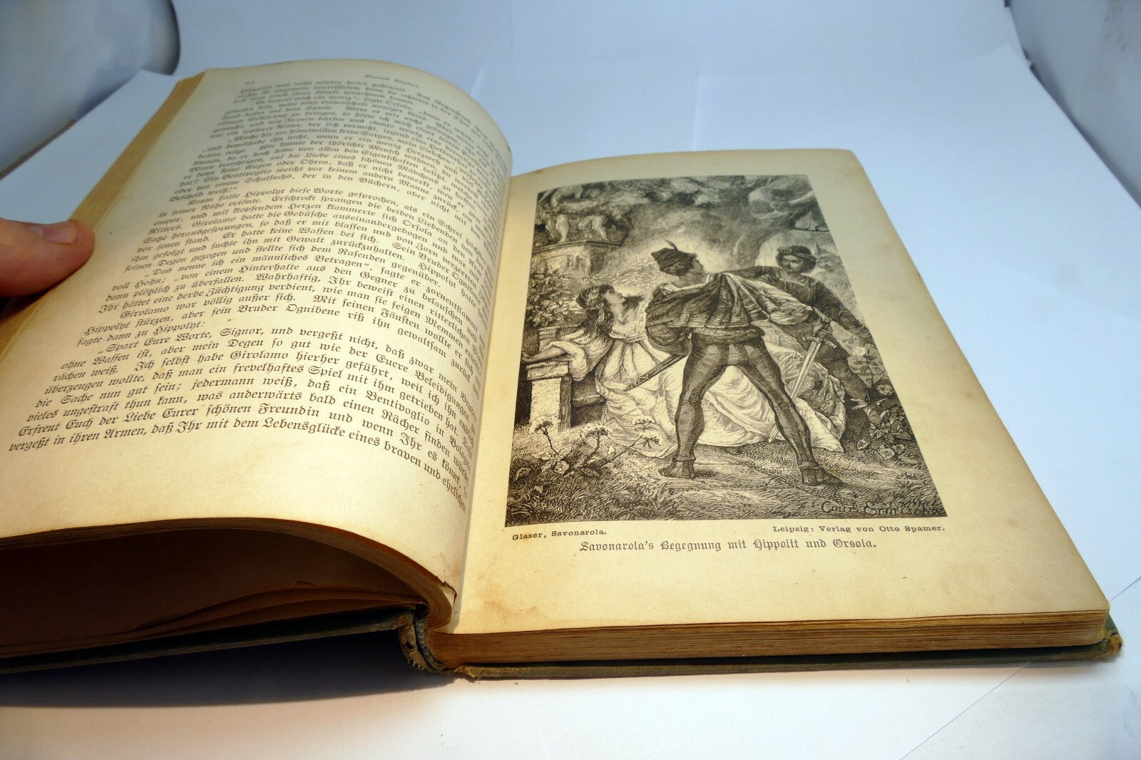 Adolf Glaser Savonarola Leipzig: Otto Spalmer