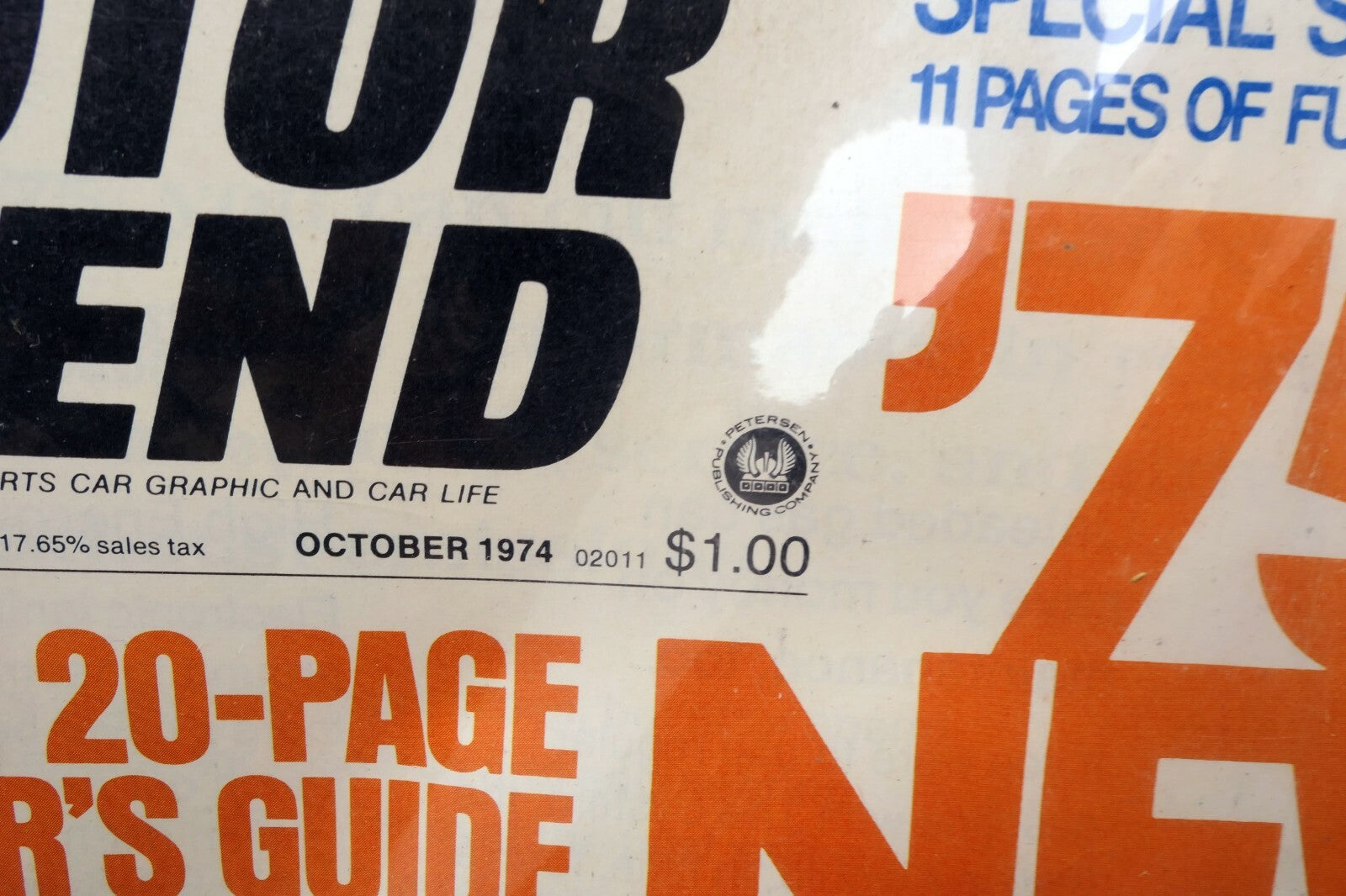 Motor Trend Magazine October 1974 Big Four Preview Baby Cadillac LaSalle