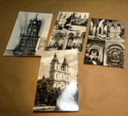 Hungary budapest churches postcard 1940 50's lot of 9 pack unposted