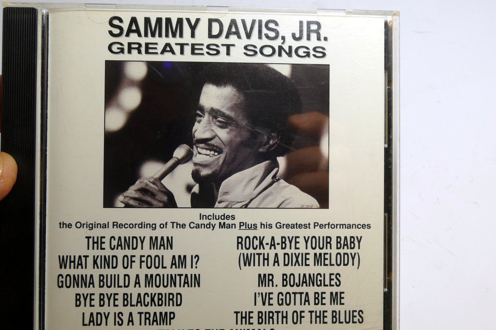 Sammy davis, jr.   greatest songs (music cd, 1990) d2 77272 curb records