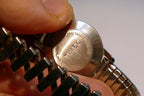 TIMEX LADIES WATCH WRISTWATCH Silver TONE - as found Untested  parts or repair