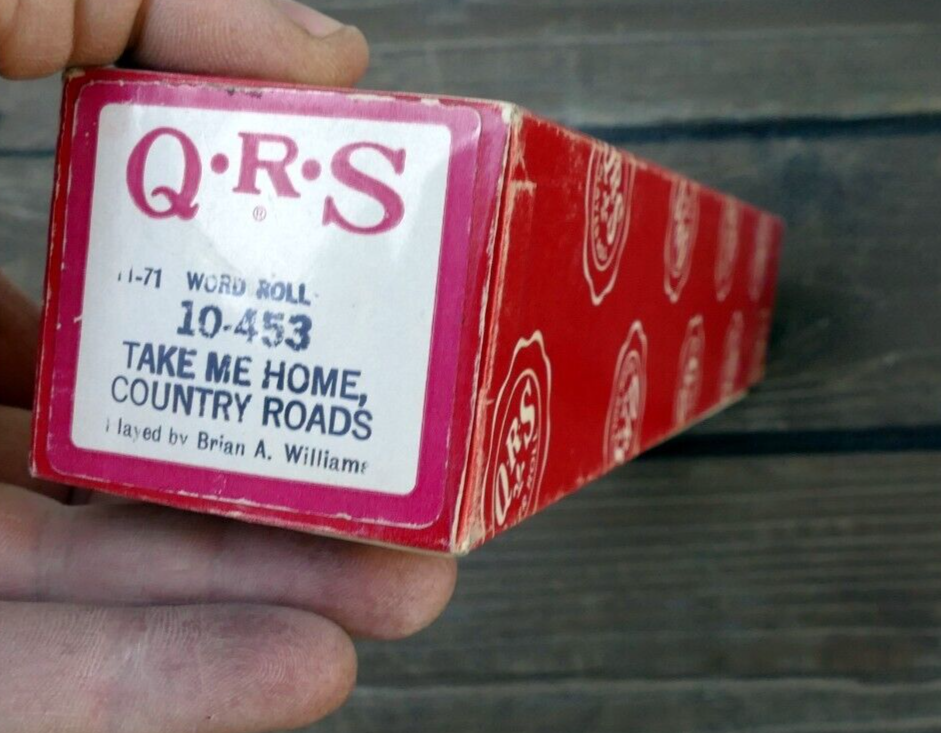 Qrs word roll 10 453 take me home country roads by b. williams