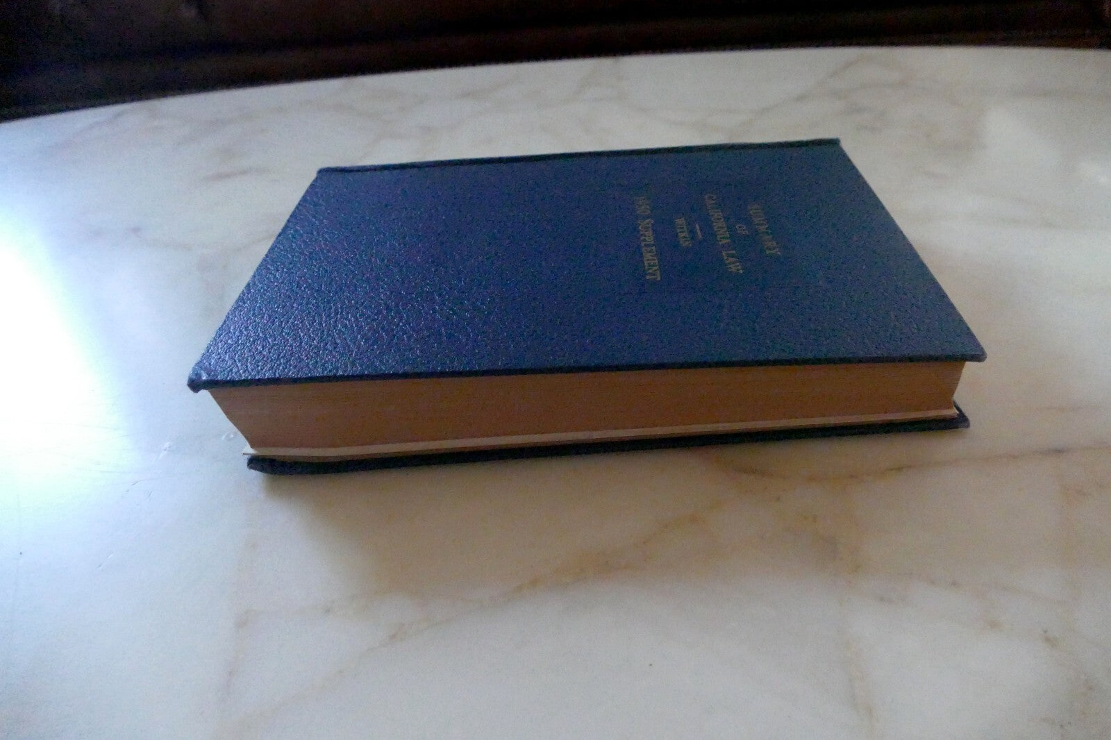 Summary of California Law 1950 Witkin Supplement San Francisco USA