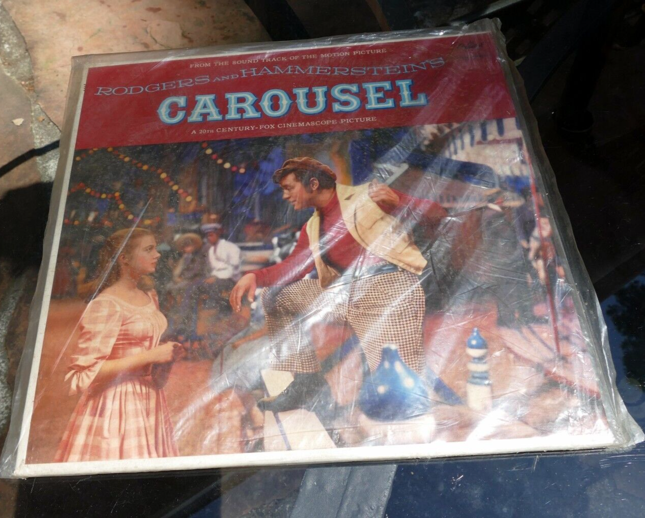 Rodgers and hammerstein's carousel soundtrack vintage vinyl 1956 record lp w694