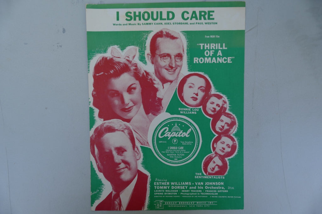 I Should Care 1944 from Thrill Of A Romance musical by Samy Kahn and others