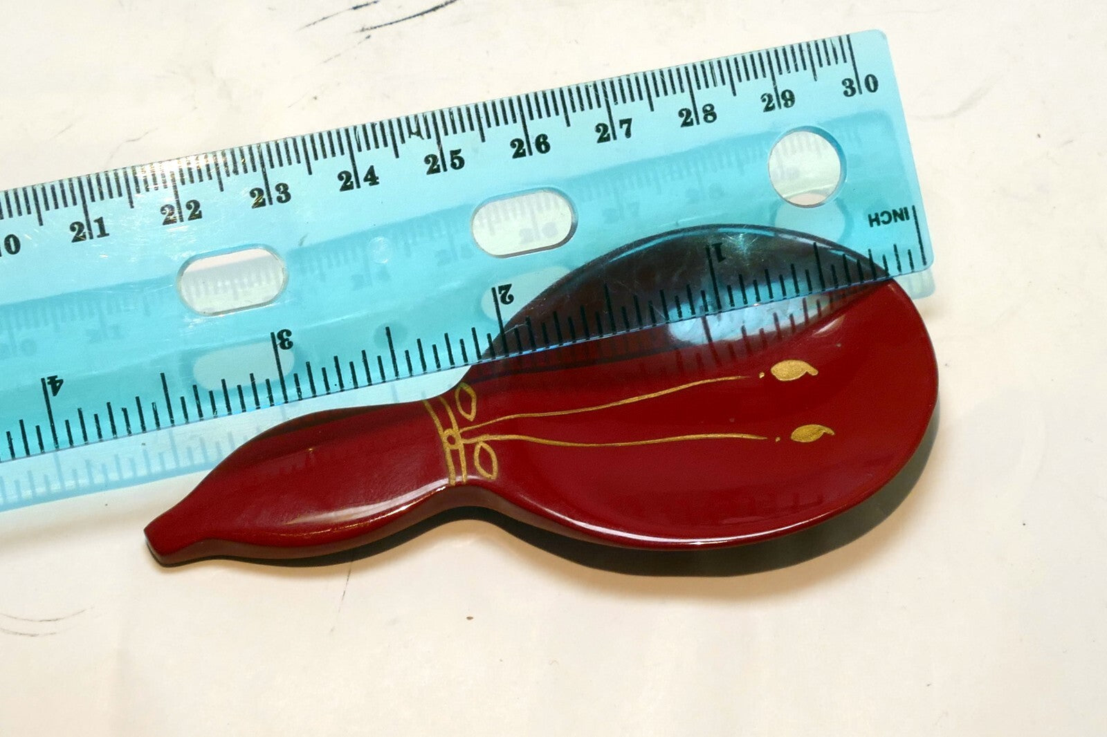 Plastic Spoon Rest Holder - 4" small soy sauce plate
