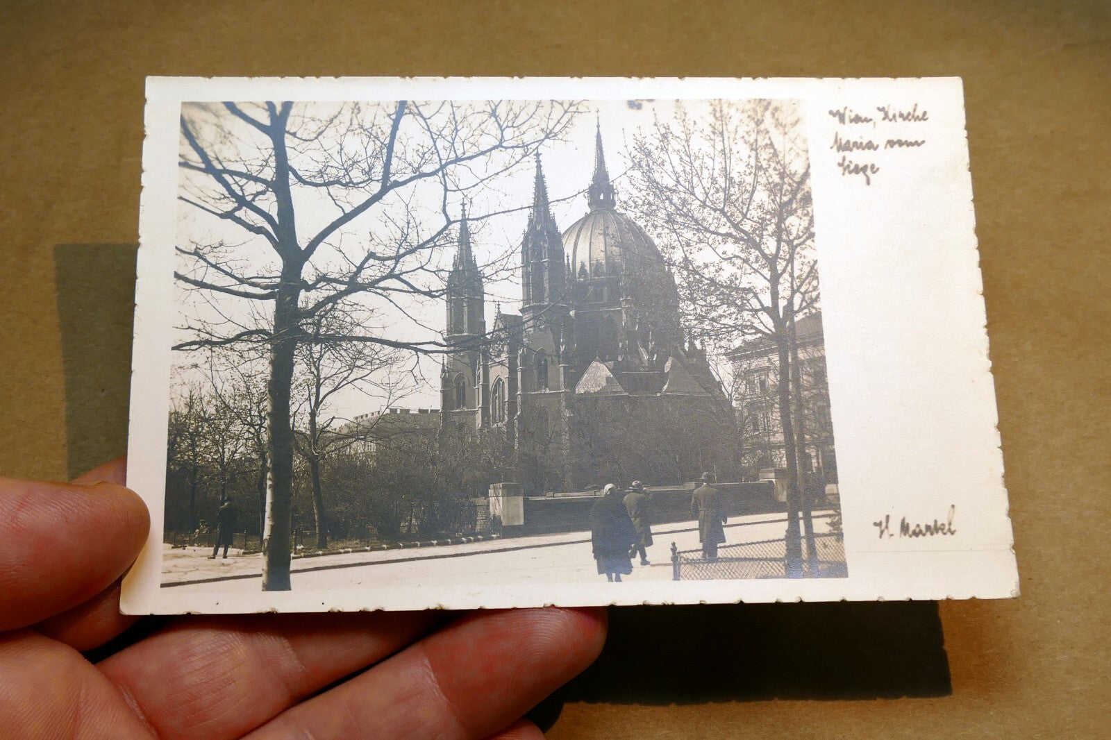 Wien - Kirche Maria vom Siege postcard Austria 1930's  - unposted