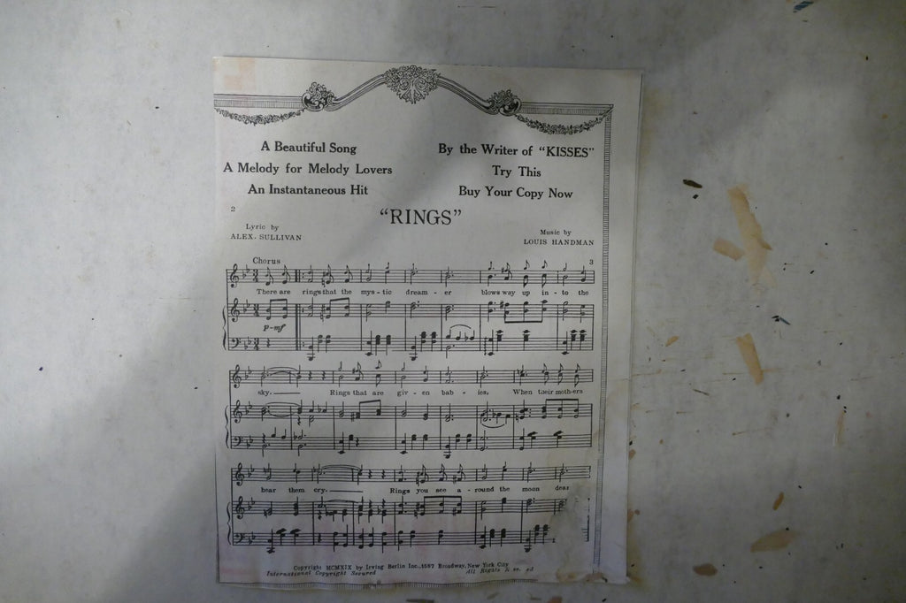 Nobody Knows(And Nobody Seems To Care)1919,by Irving Berlin, Irving Berlin, Inc.