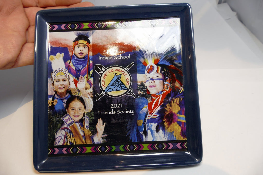 St. Labre Indian School 2021 Friends Society Square Trinket Dish plate wall art