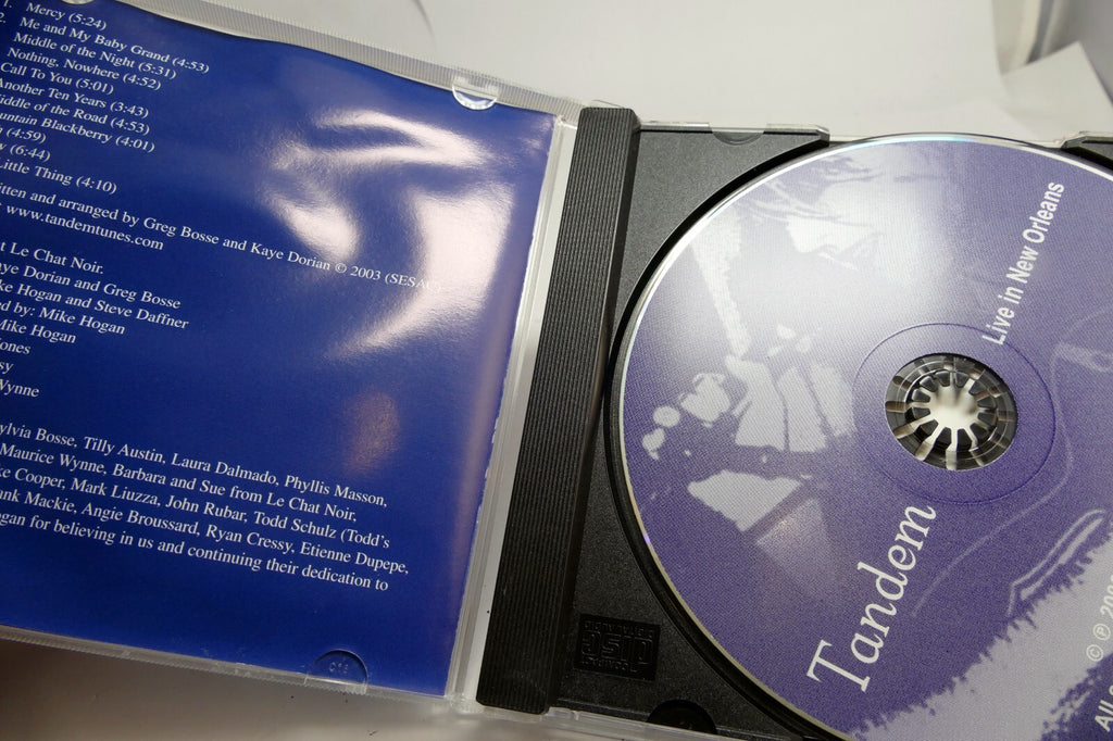 Tandem - Live in New Orleans Music CD TMST-01 2003 seize Tomorrow