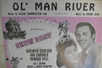 Ol' man river sheet music 1927 by jerome kern and oscar hammerstein 2 from show boat musical