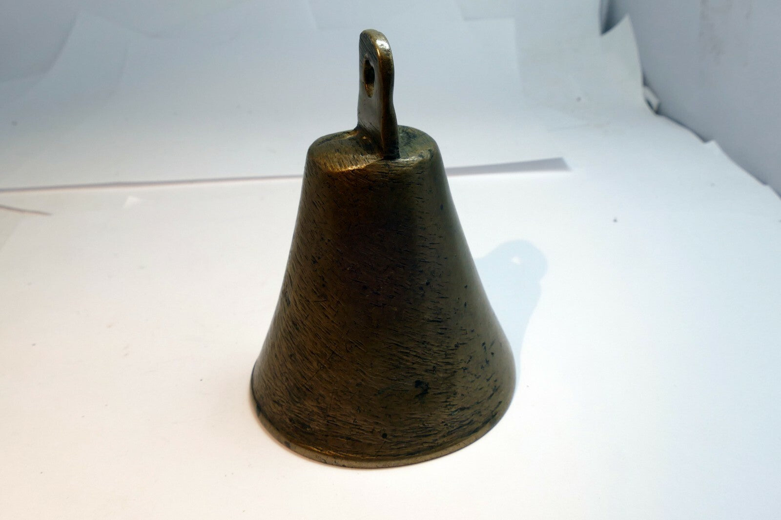 4" solid brass doorbell hanging entry wall decor vintage handmade