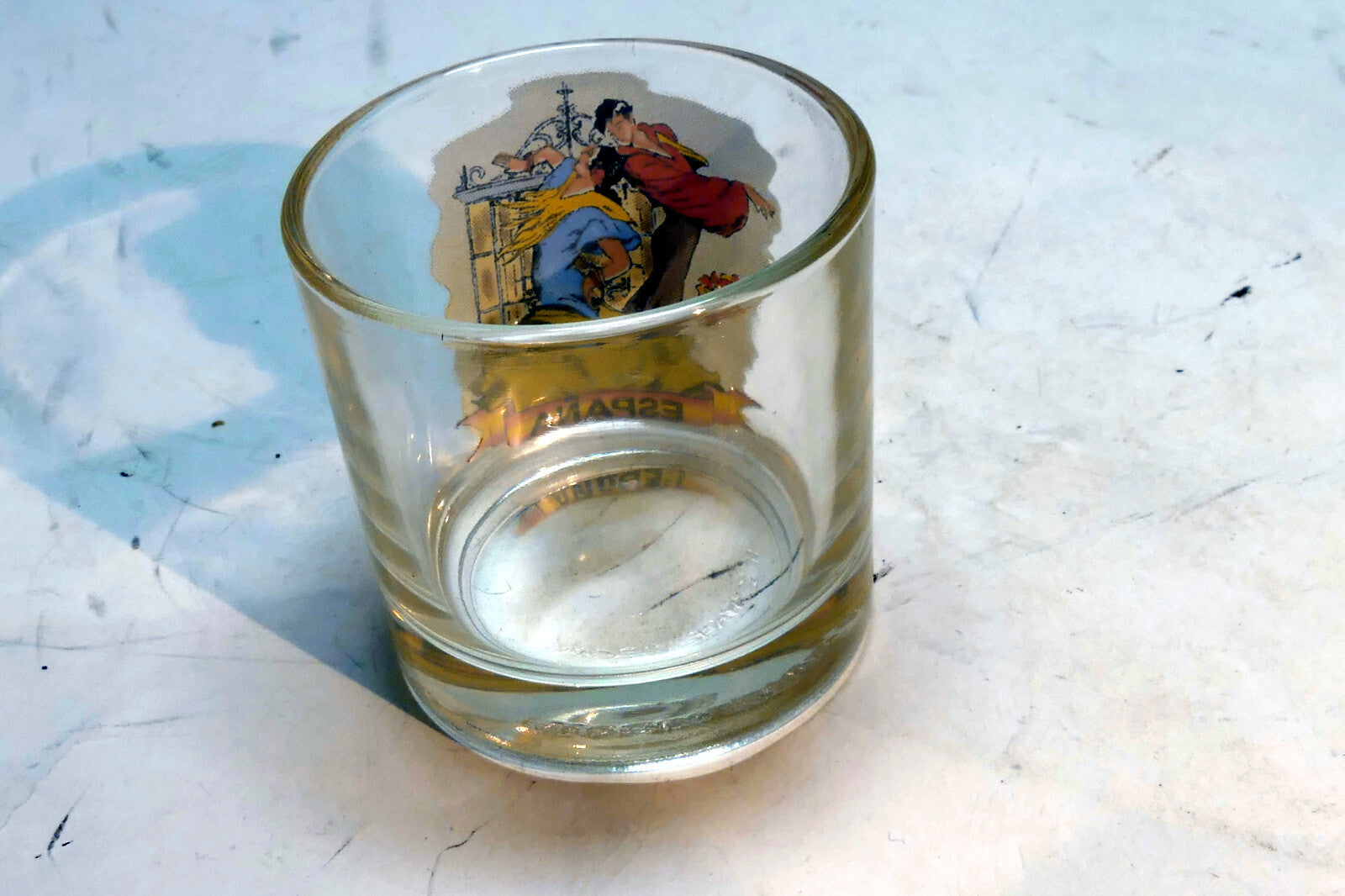 Espana Shot Glass Souvenir with Flamenco Dancers