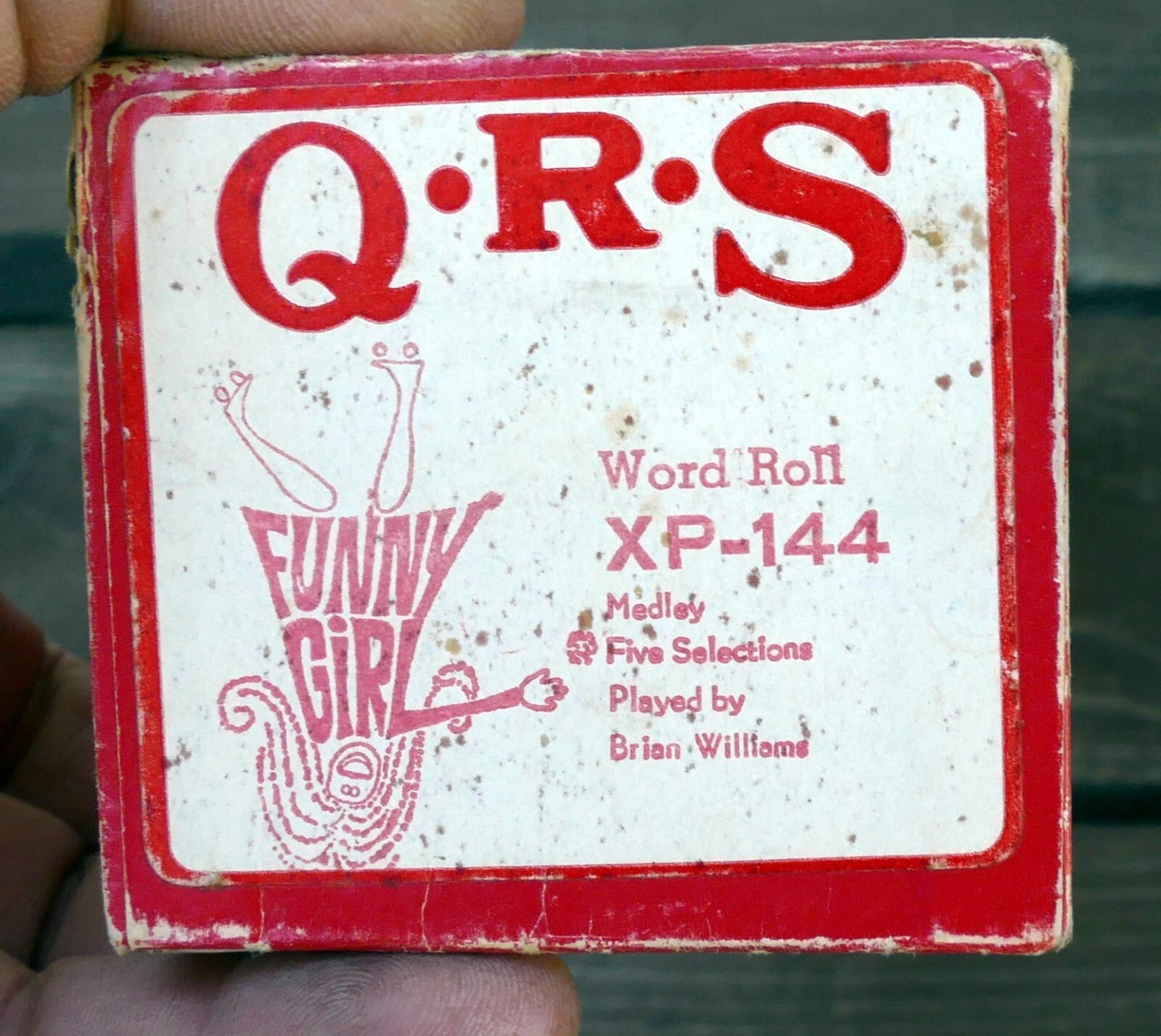 Qrs word roll xp 144 funny girl by brian williams