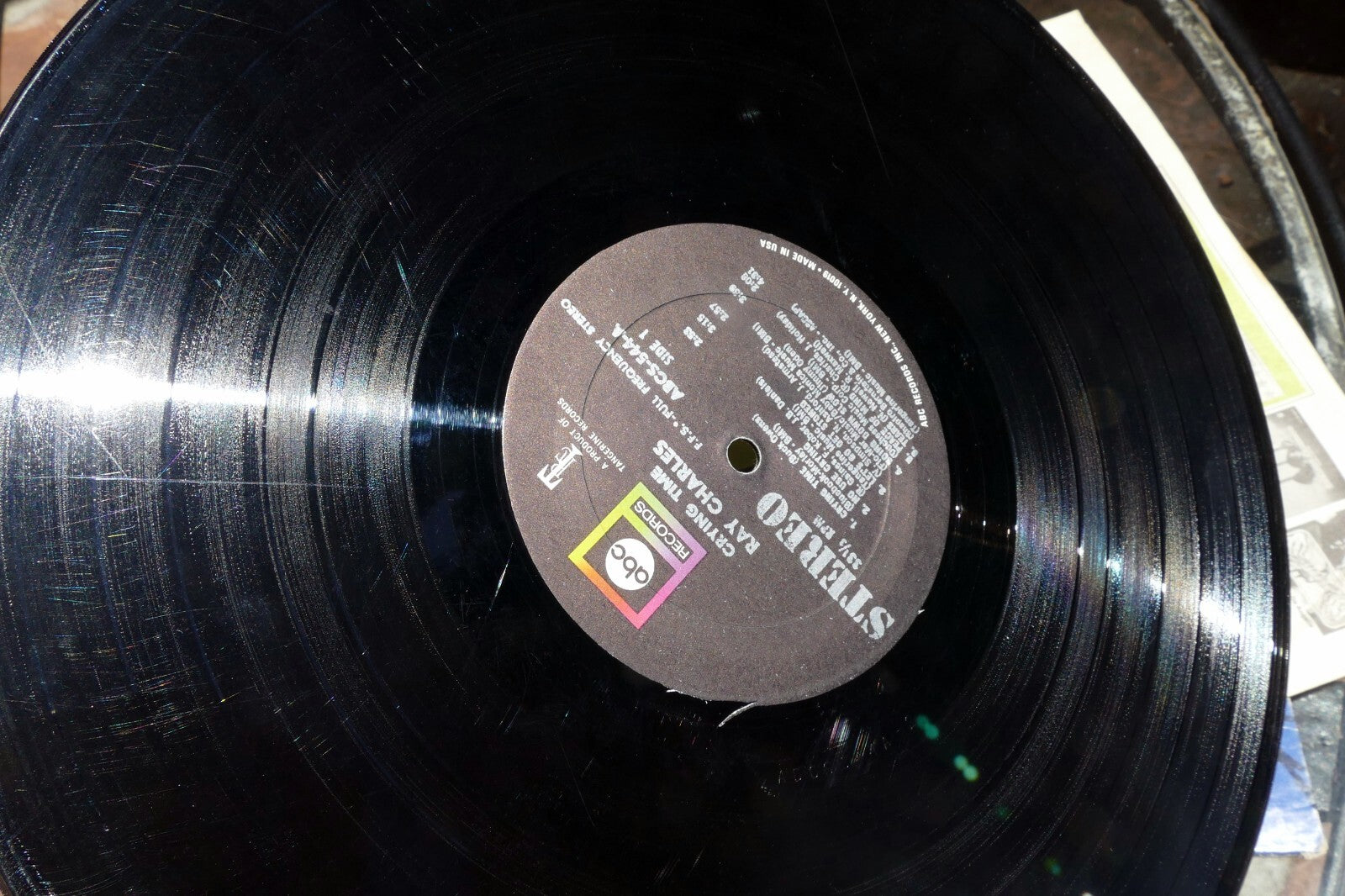 Ray Charles Crying Time LP A  544 ABC Paramount Records LP album