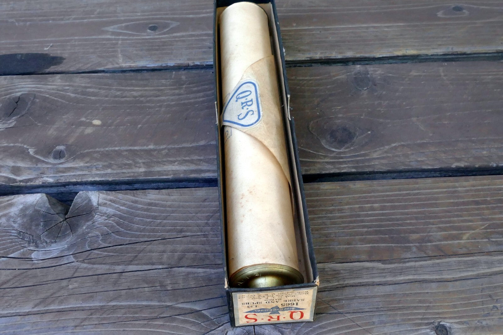 QRS Word Roll Blue Bird Ballads 1665 Sabre And Spurs March