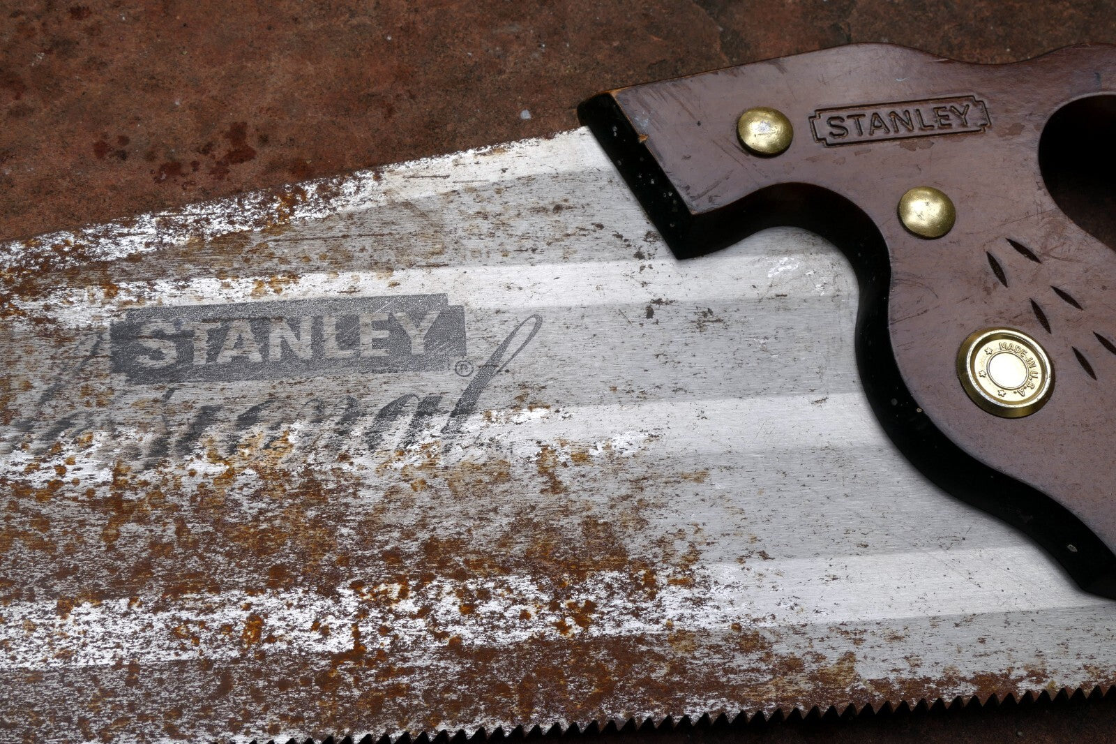 Stanley professional 26” Strait Hand Tools good teeth Hand Saw antique