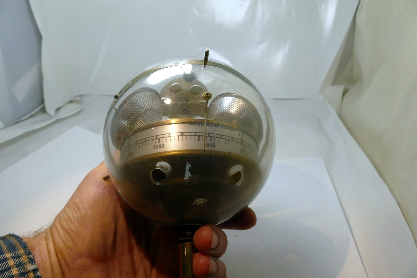 BGM Barometer Brass Sputnik West Germany